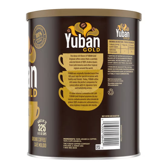 Yuban Gold Coffee, Original, Medium Roast, 46 oz