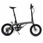 17 lbs Carbon Fiber Folding Bike — Featuring 16-inch wheels, disc brakes, and a Shimano Tiagra drivetrain