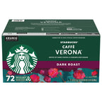 Starbucks Coffee Caffè Verona Dark Roast K-Cup Pod, 72-count