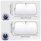 Portable Car Sunshade Protective Curtains, High-Quality Fabric, Easy to Fold And Store, Flexible Sun Visors, Car Front Windshield Sunshade Covers, Fashionable Car Accessories, Sleek Design