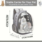 [Portable Backpack Cat Bag] Pet Bag Cat Bag New Double Shoulder Space Capsule Portable Backpack Cat Bag