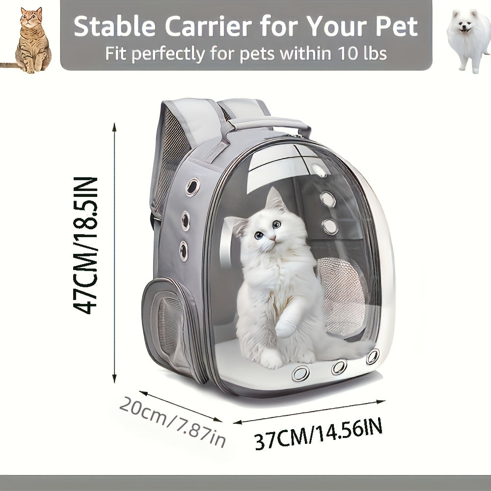 [Portable Backpack Cat Bag] Pet Bag Cat Bag New Double Shoulder Space Capsule Portable Backpack Cat Bag