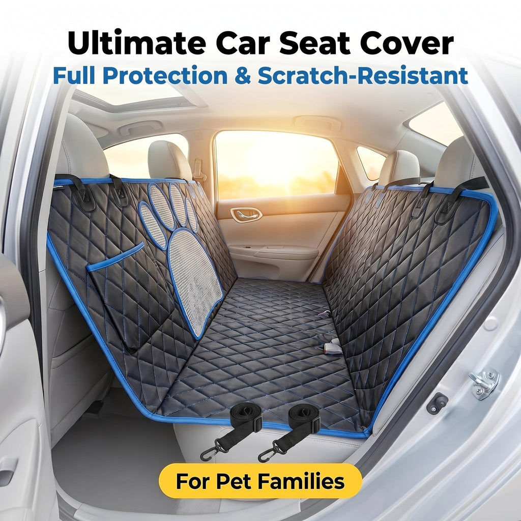 Pet Dog Seat Cover, Hammock-Style Design, Anti-Slip, Durable And Soft Rear Seat Cover for Pets. Made of Thickened 600D Heavy-Duty Fabric, This Pet Car Mat Fits Sedans, Trucks, And Suvs. It Is an Open Mesh Dog Car Seat Cushion