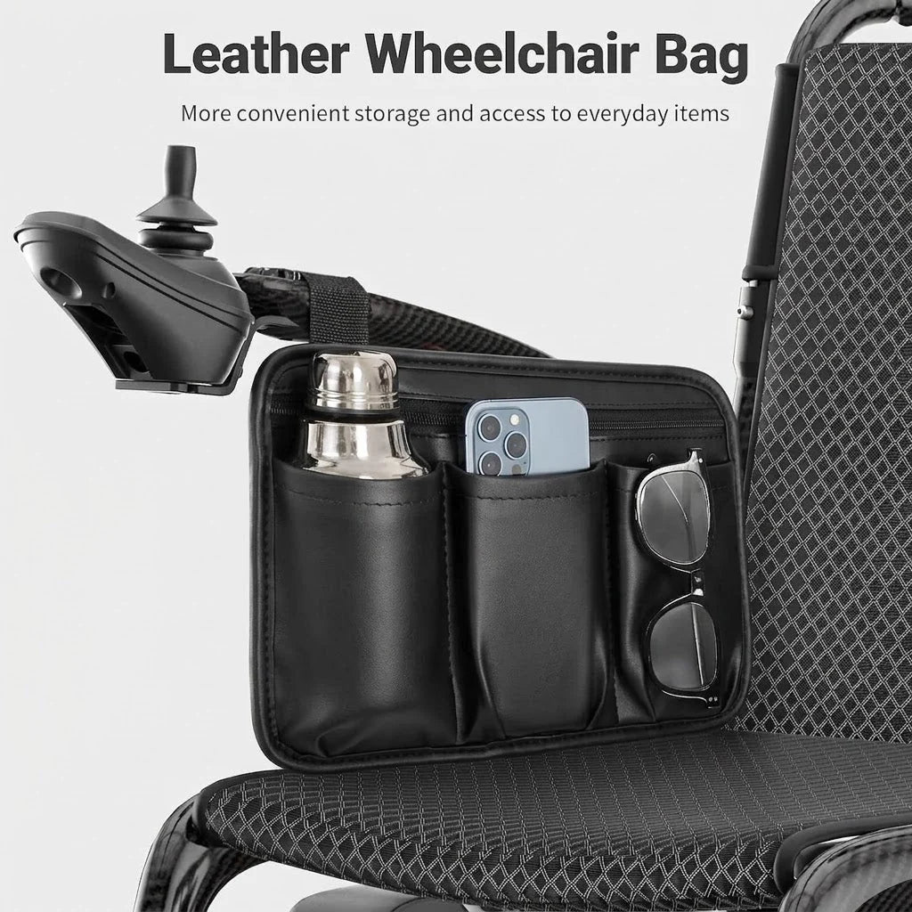 28-Lb Carbon Fiber Foldable Electric Wheelchair-28-Mile Range