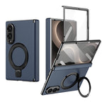 Case for Samsung Galaxy Z Fold 8 Ultra Fold 8 7 6 5 4 Magnetic Hinge Protection with Screen Protector Rotate Ring Holder Cover