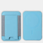 For Magsafe Card Holder Wallet Elastic Leather Pattern Case For iPhone 16 15 12 13 14 17Pro Max S25 Ultra Magnet Phone Bag Cover