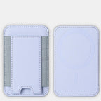 For Magsafe Card Holder Wallet Elastic Leather Pattern Case For iPhone 16 15 12 13 14 17Pro Max S25 Ultra Magnet Phone Bag Cover