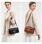 26 New Niche Bag Women's Premium Texture Solid Color Simple and Versatile Small Square & Commuter Multi-Compartment Shoulder Bag