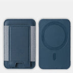 For Magsafe Card Holder Wallet Elastic Leather Pattern Case For iPhone 16 15 12 13 14 17Pro Max S25 Ultra Magnet Phone Bag Cover