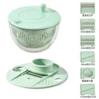 Multi-Functional Vegetable Salad Dehydrator Vegetable Cutter Household Cucumber and Potato Slices Drain Basket Fruit Drain Water