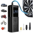 Portable Car Air Compressor 3X Faster 150PSI Cordless Tire Inflator Pump with Digital Gauge for Car Motorcycle Bike Air Pump