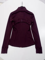 Gold zipper jacket and yoga pants set, sportswear, quick-dry and breathable, slimming and lightweight, tight-fitting