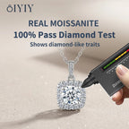 OIYIY Moissanite Necklace for Women 925 Sterling Silver D VVS1 GRA Certified Lab Grown Diamond Pendant Luxury Fine Jewelry Gift