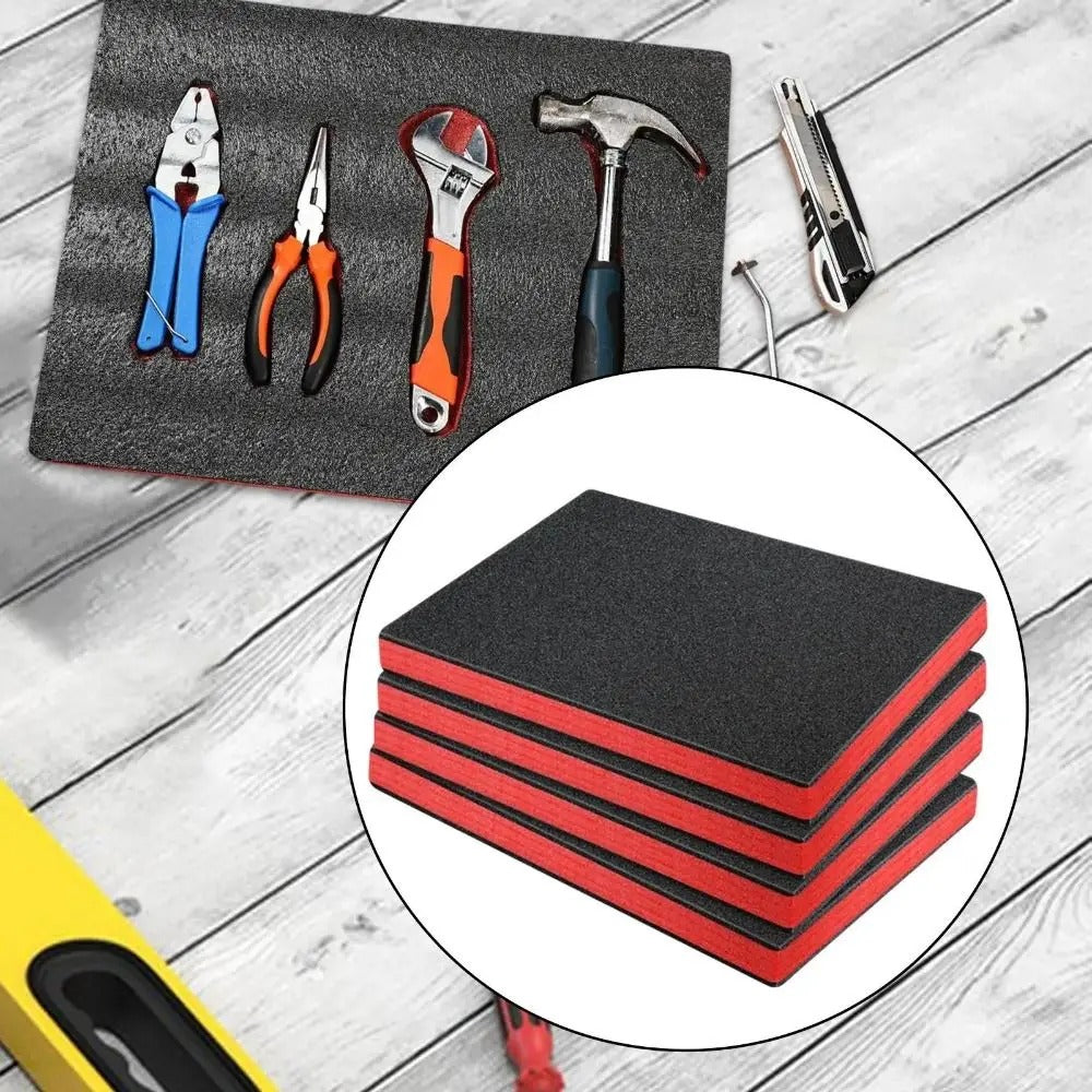 Cuttable Foam Tool Box Foam Inserts Black Red Multi-purpose Packing EPE Foam Pads Toolbox Organizer