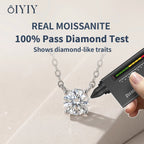 OIYIY 1-3ct Moissanite Necklace 925 Sterling Silver D VVS1 GRA Certified Lab Grown Diamond Luxury Fine Jewelry Wedding Gift