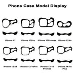 Irregular Metal Bumper Phone Case For IPhone 18 17 16 15 14 13 12 Pro Max Plus Lens Film Protect Bare Aluminum Shockproof Cover