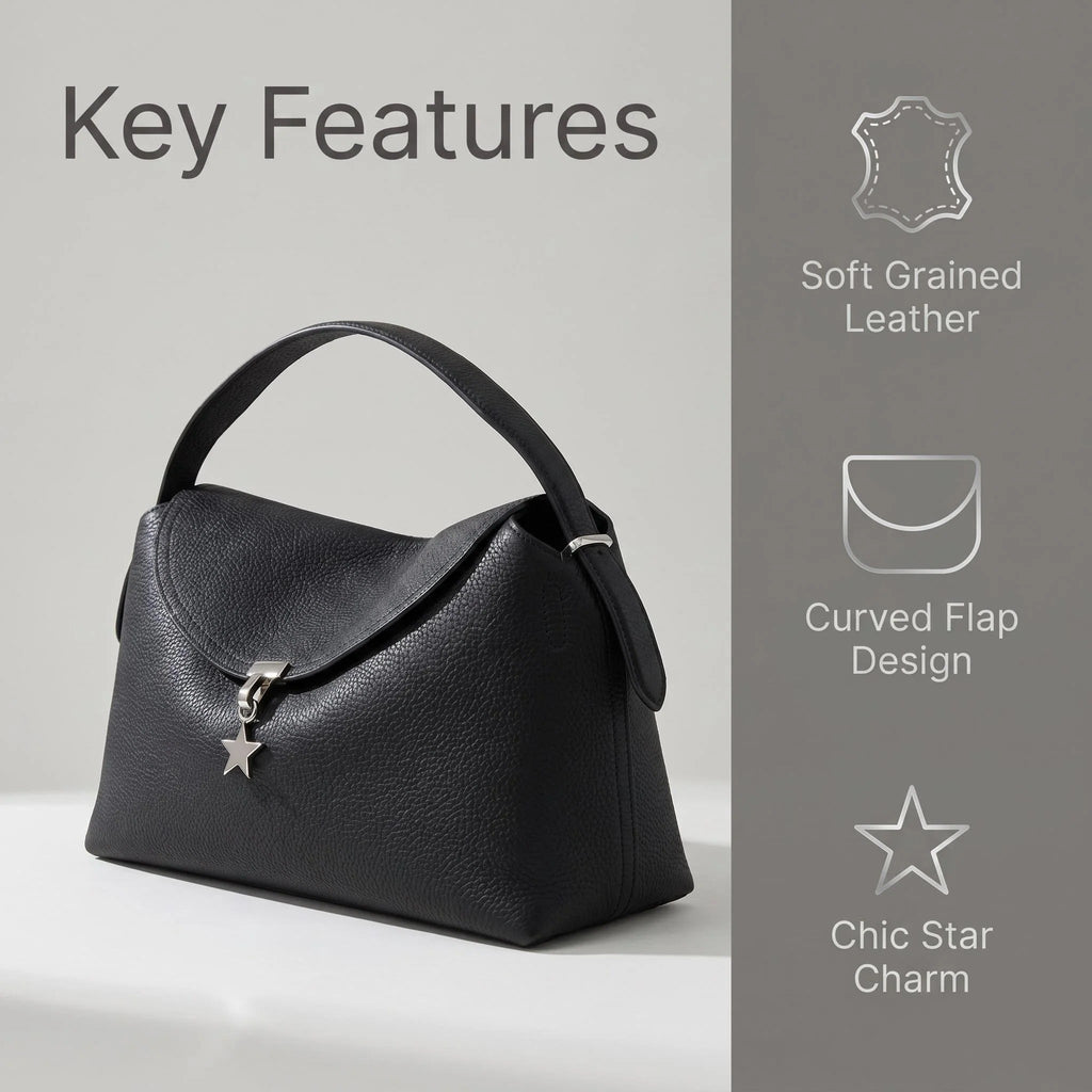 Luxury Soft Business Shoulder Bag, Featuring Adjustable Shoulder Strap, Detachable Waist Belt and Cotton Lining - Available in Dark Color Options