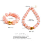 Yhpup Hot Style Handmade Jewelry Acrylic Resin Beads Chain Necklace Bracelet Stainless Steel Spring Summer Statement Accessories