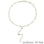 High Quality Geometric 5A CZ Tennis Chain Luxury Long Y Lariat Necklace For Women Fashion Rectangle Charm Choker Jewelry 2026