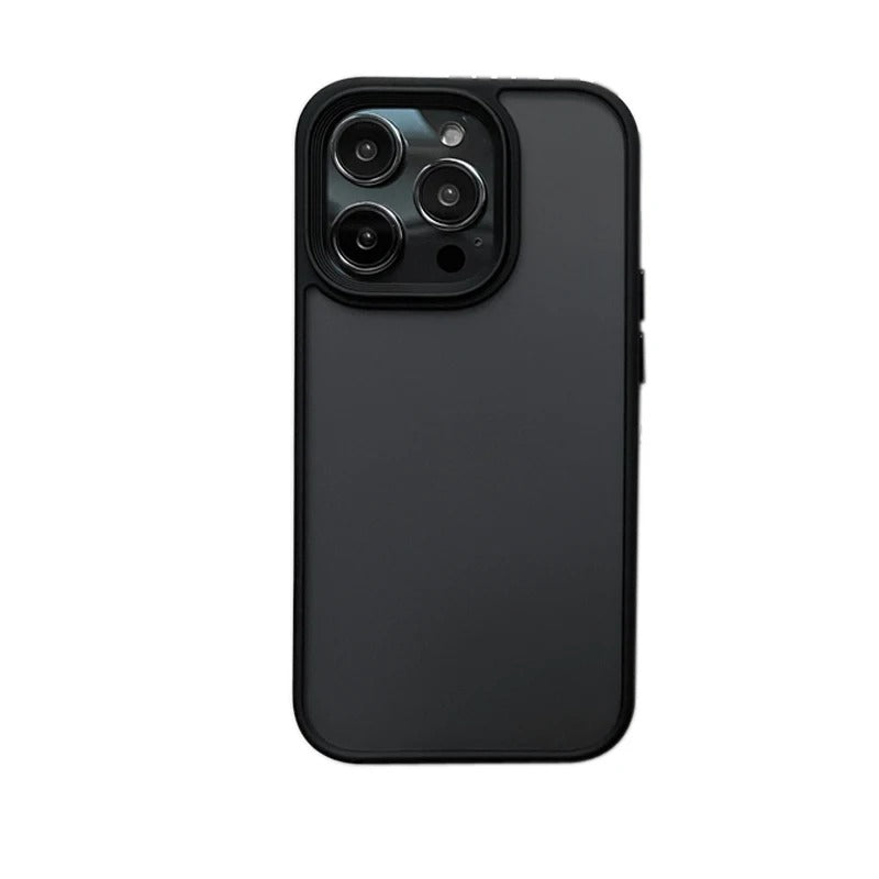 Armor Shockproof Hybrid Case for iPhone 18 17 15 16 Pro Max Matte Back Cover On Coque Iphone17Pro Screen Protective Bumper Shell