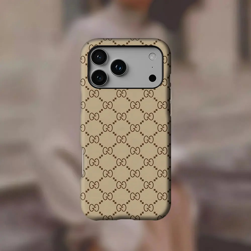 GG Monogram For Magnetic Phone Case for IPhone 17 16 15 14 13 Pro Max Plus Single Double-layer tough Case