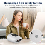 360° Air Pressure Hand Massager 5 Levels 3 Modes Airbag Shiatsu Kneading Palm Wrist Fingers Acupoint Hot Compress Hand Massager
