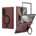 Case for Samsung Galaxy Z Fold 8 Ultra Fold 8 7 6 5 4 Magnetic Hinge Protection with Screen Protector Rotate Ring Holder Cover