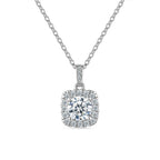 OIYIY Moissanite Necklace for Women 925 Sterling Silver D VVS1 GRA Certified Lab Grown Diamond Pendant Luxury Fine Jewelry Gift