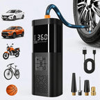 Portable Car Air Compressor 3X Faster 150PSI Cordless Tire Inflator Pump with Digital Gauge for Car Motorcycle Bike Air Pump