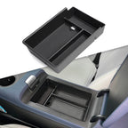 Smabee for Xpeng G6 2023 2024 Car Central Storage Box Cup Holder Dashboard Tray Interior Accessories Organizer Tidying Black