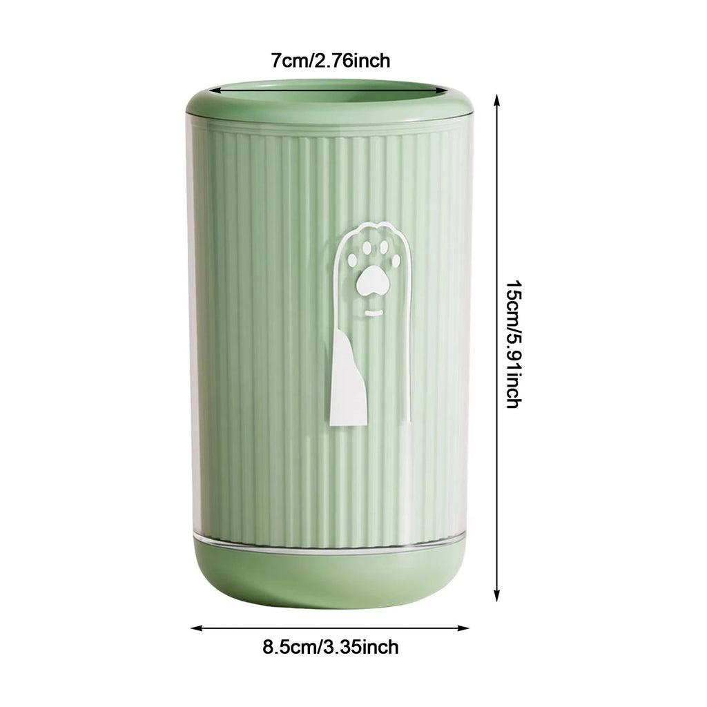 Manual Pet Foot-washing Cup Removable Liner TPR Soft Brush Dogs Cats Paw Cleaner Daily Paw Care Cleaning Tool Pets Accessories